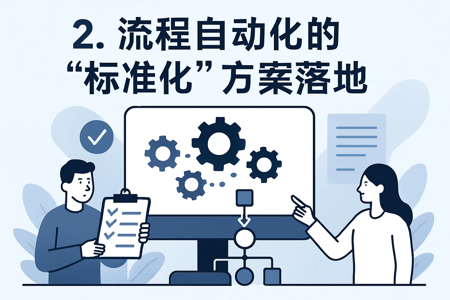 2. 流程自动化的“标准化”方案落地