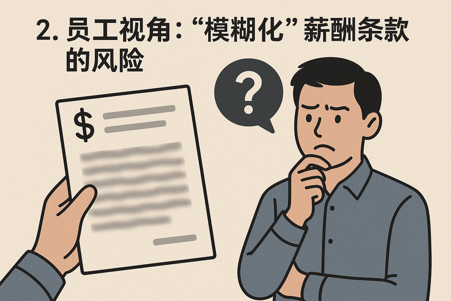 2. 员工视角：“模糊化”薪酬条款的风险