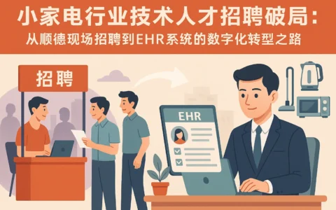 小家电行业技术人才招聘破局：从顺德现场招聘到ehr系统的数字化转型之路