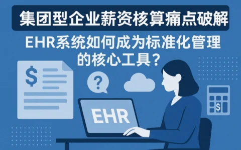 集团型企业薪资核算痛点破解：EHR系统如何成为标准化管理的核心工具？