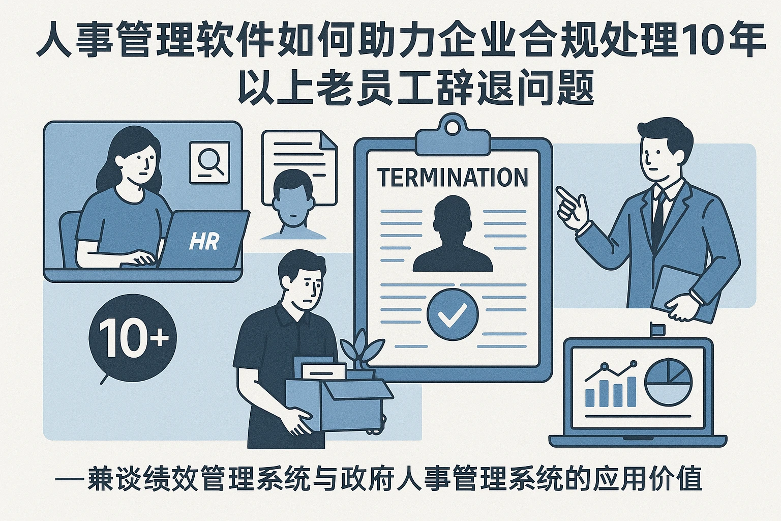 人事管理软件如何助力企业合规处理10年以上老员工辞退问题——兼谈绩效管理系统与政府人事管理系统的应用价值