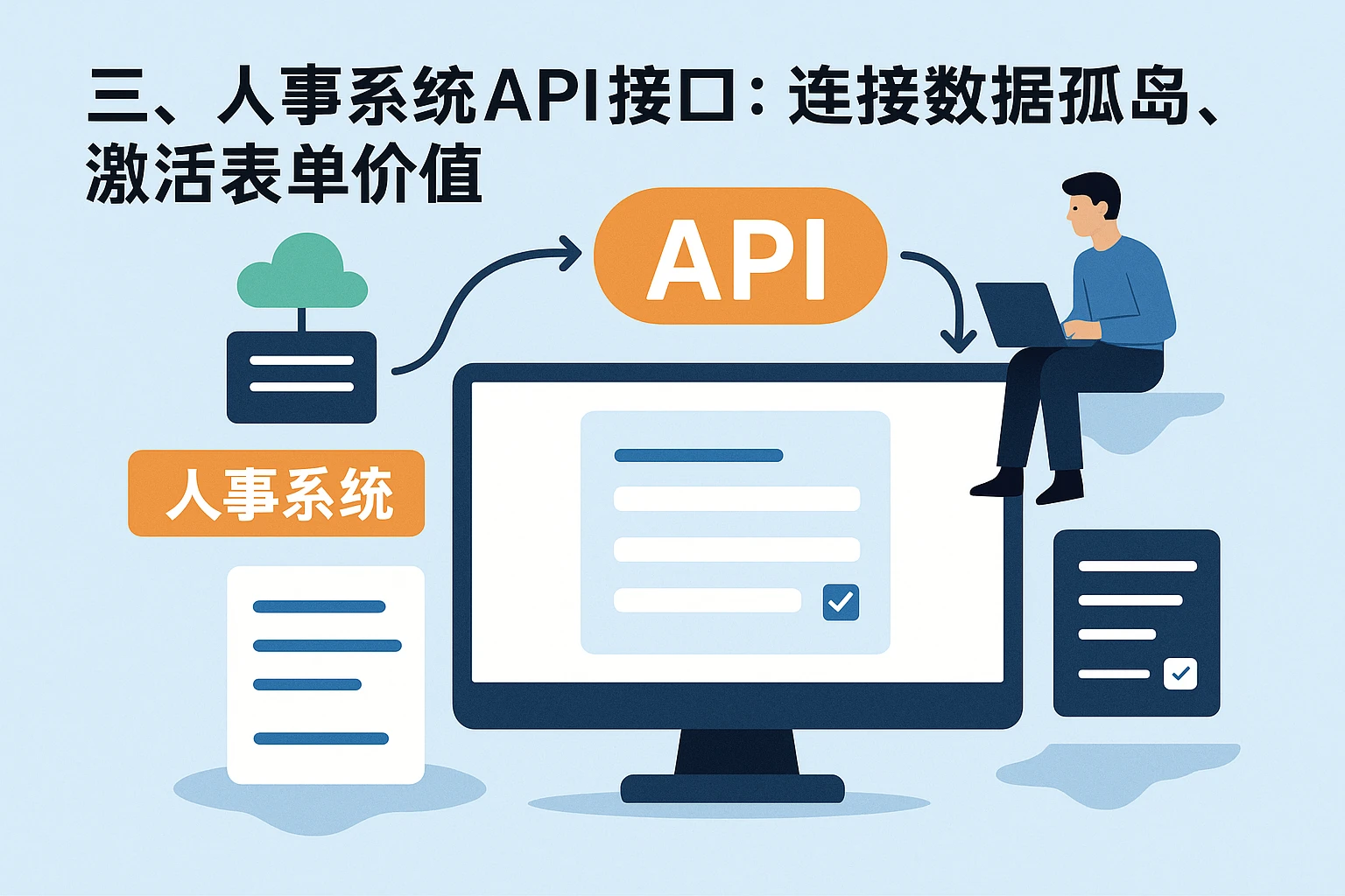 三、人事系统API接口：连接数据孤岛，激活表单价值