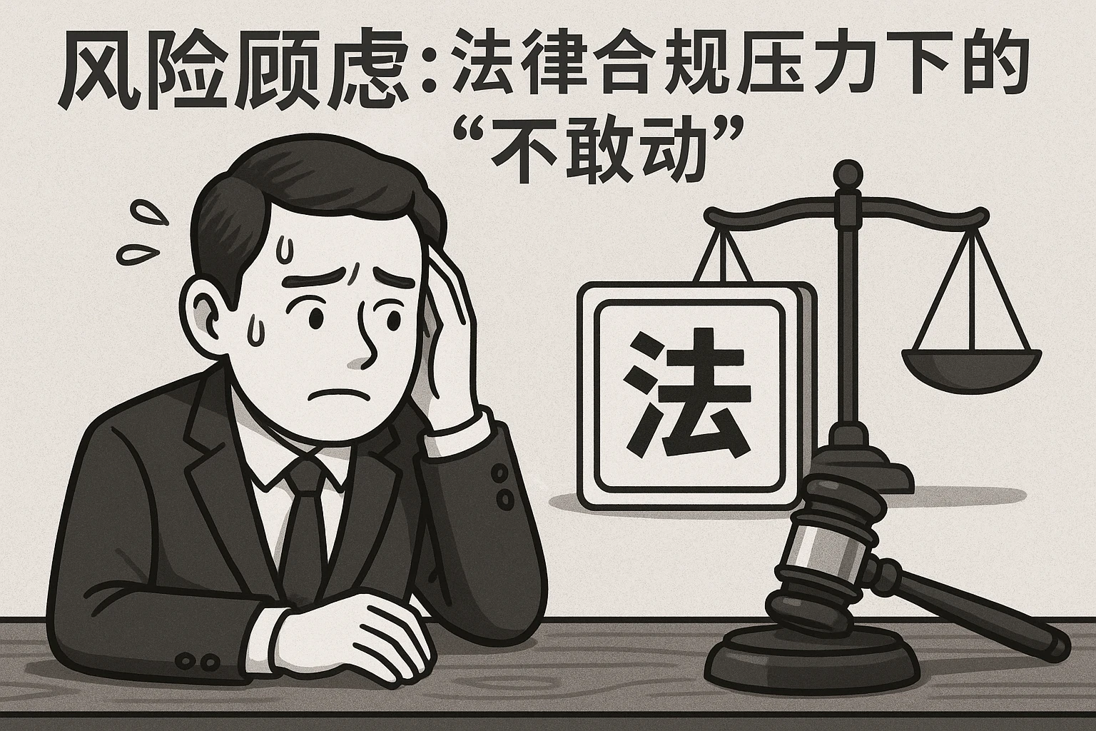 2. 风险顾虑：法律合规压力下的“不敢动”