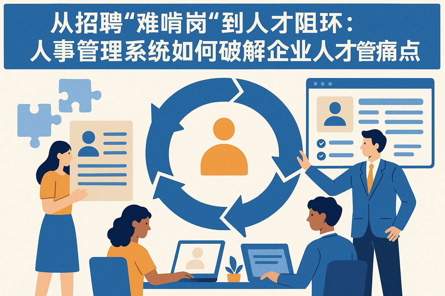 从招聘“难啃岗”到人才闭环：人事管理系统如何破解企业人才管理痛点