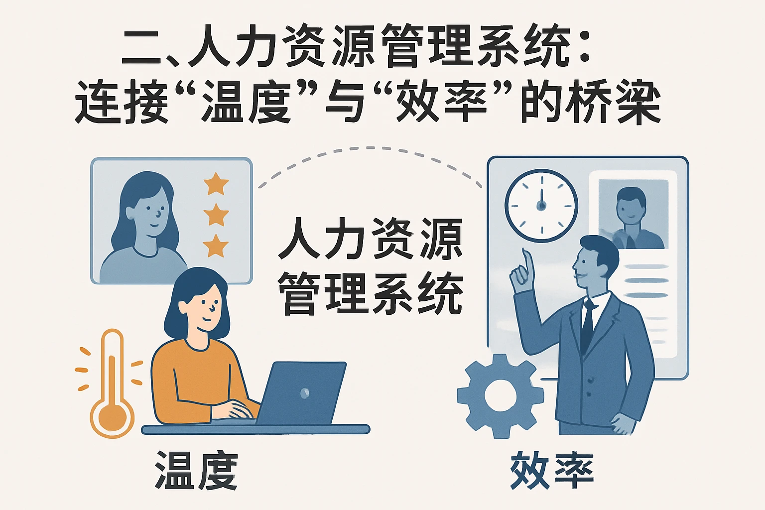 二、人力资源管理系统：连接“温度”与“效率”的桥梁