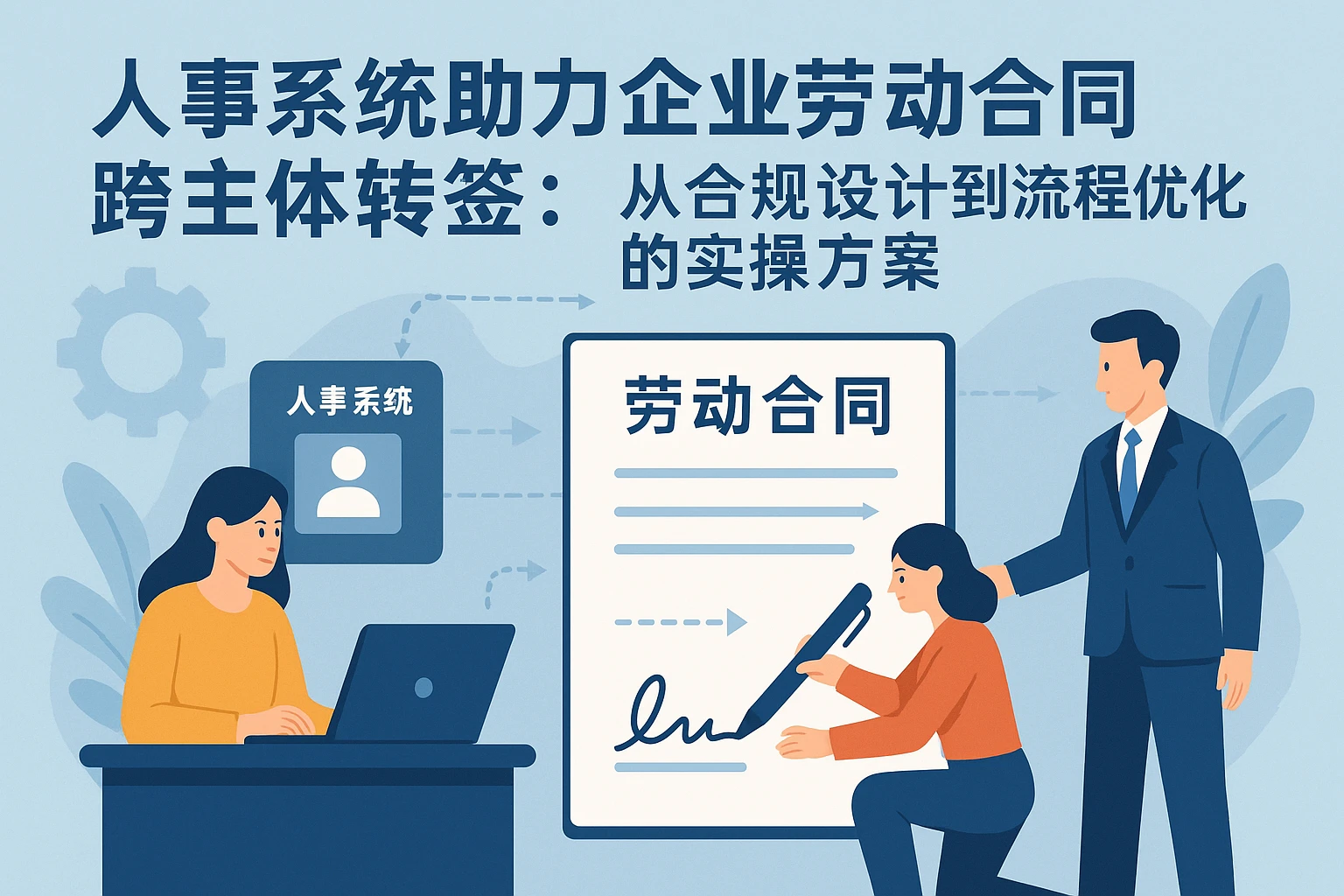 人事系统助力企业劳动合同跨主体转签：从合规设计到流程优化的实操方案