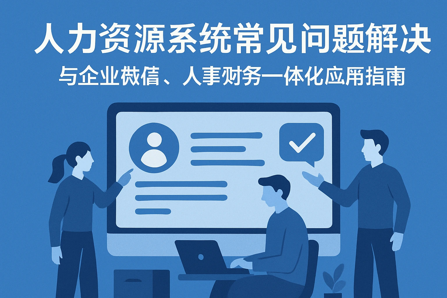 人力资源系统常见问题解决与企业微信、人事财务一体化应用指南