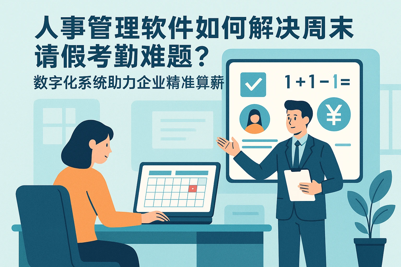 人事管理软件如何解决周末请假考勤难题？数字化系统助力企业精准算薪