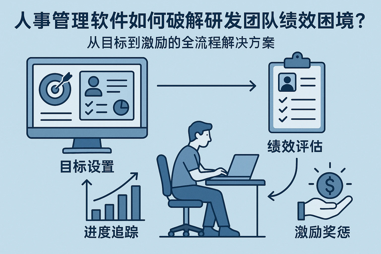 人事管理软件如何破解研发团队绩效困境？从目标到激励的全流程解决方案