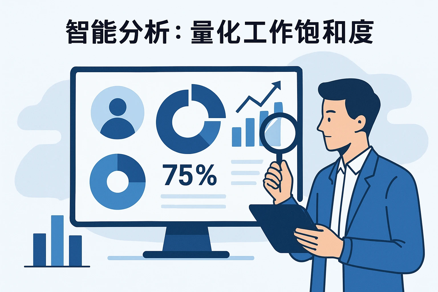 2. 智能分析：量化工作饱和度