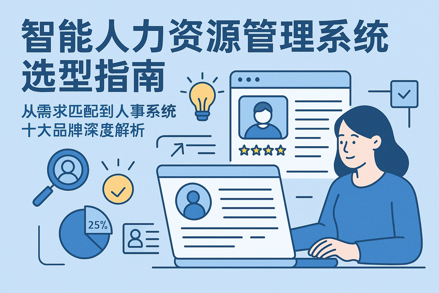 智能人力资源管理系统选型指南：从需求匹配到人事系统十大品牌深度解析