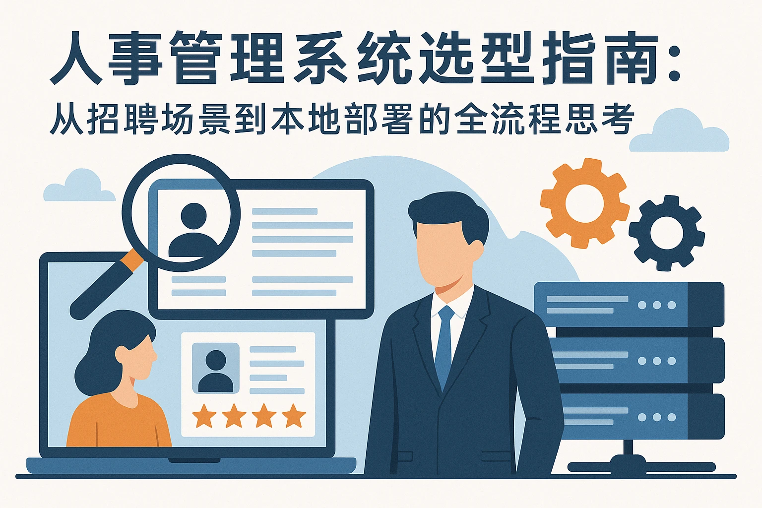 人事管理系统选型指南：从招聘场景到本地部署的全流程思考
