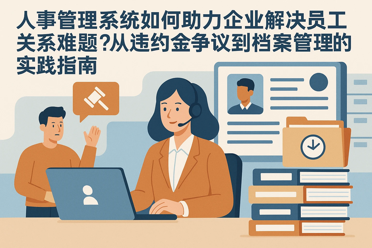 人事管理系统如何助力企业解决员工关系难题？从违约金争议到档案管理的实践指南