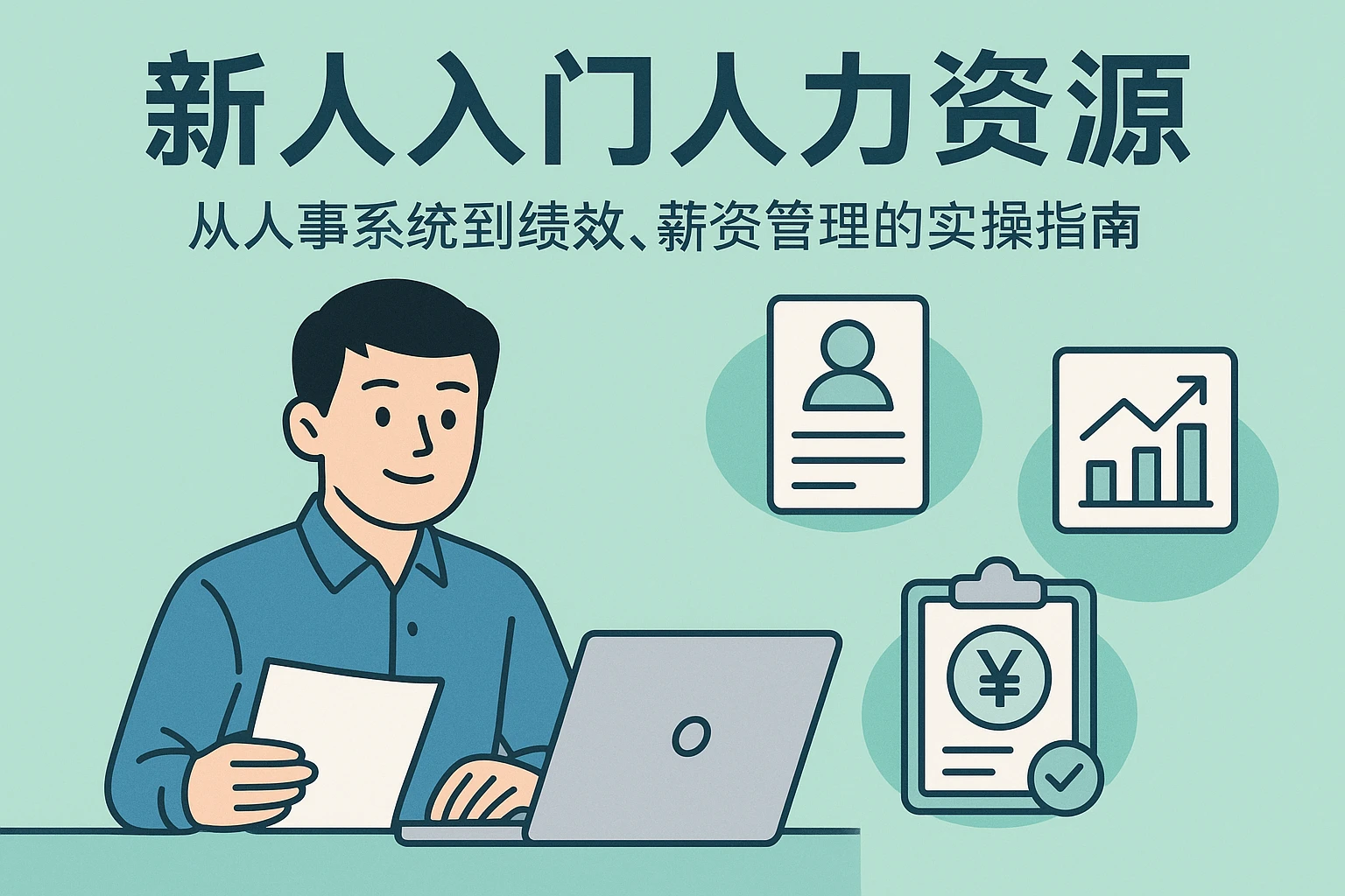 新人入门人力资源：从人事系统到绩效、薪资管理的实操指南