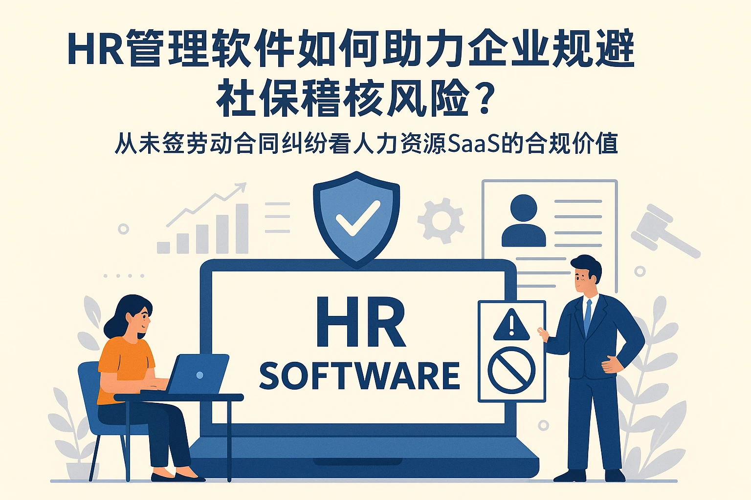 HR管理软件如何助力企业规避社保稽核风险？从末签劳动合同纠纷看人力资源SaaS的合规价值