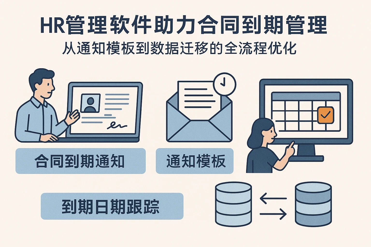 HR管理软件助力合同到期管理：从通知模板到数据迁移的全流程优化