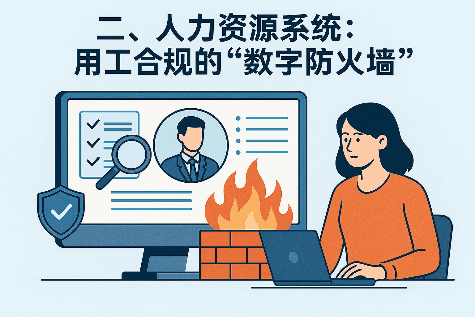 二、人力资源系统：用工合规的“数字防火墙”