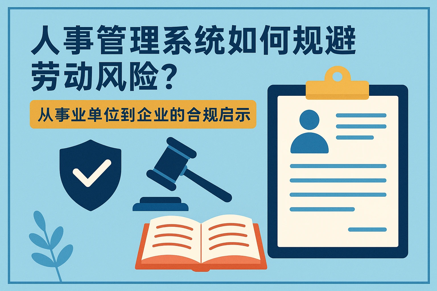 人事管理系统如何规避劳动风险？从事业单位到企业的合规启示