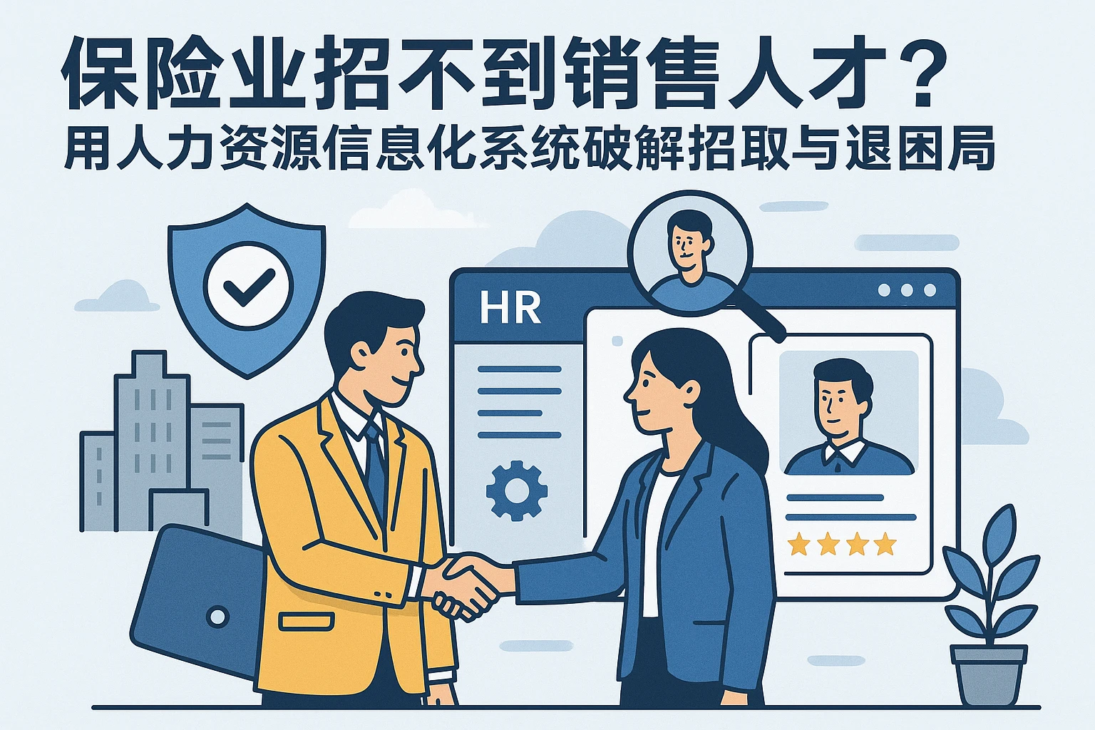 保险业招不到销售人才？用人力资源信息化系统破解招聘与留存困局