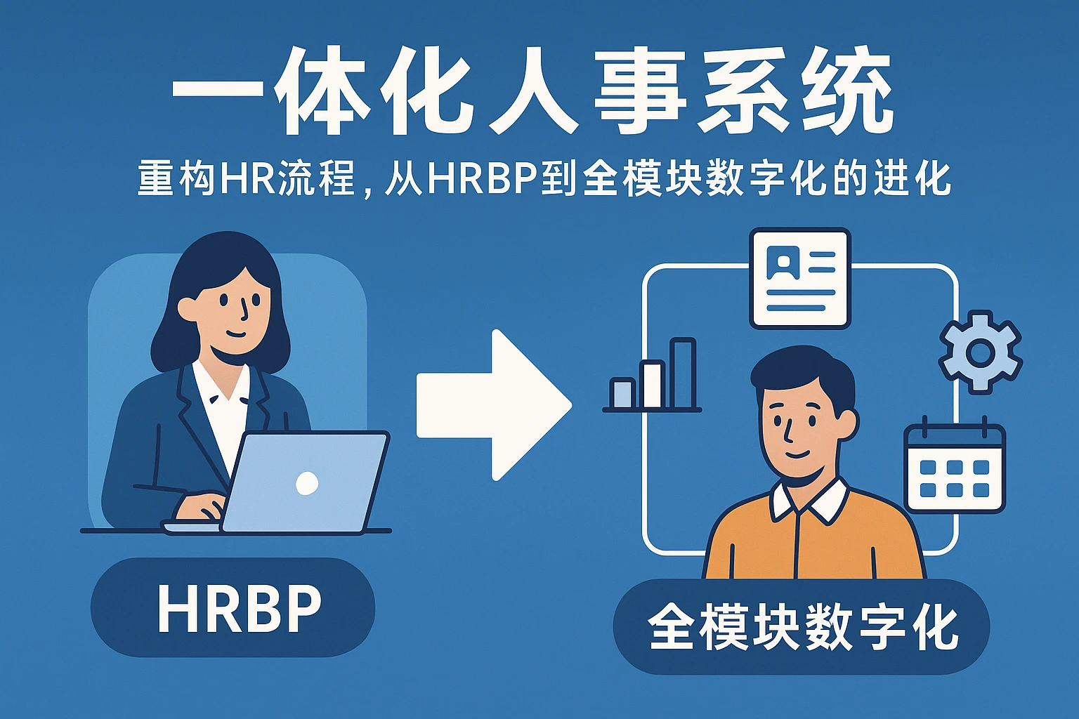 一体化人事系统：重构HR流程，从HRBP到全模块数字化的进化