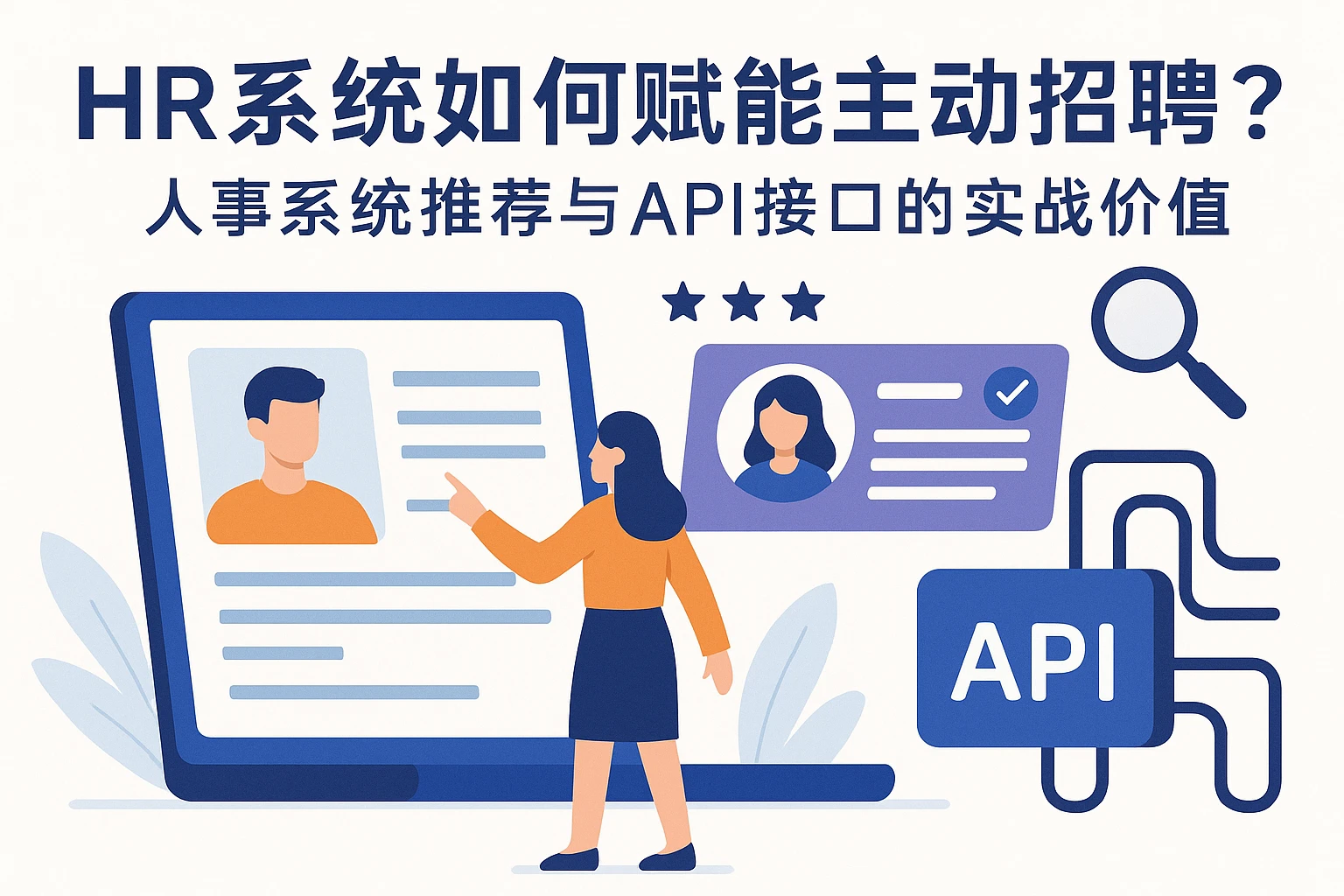 HR系统如何赋能主动招聘？人事系统推荐与API接口的实战价值