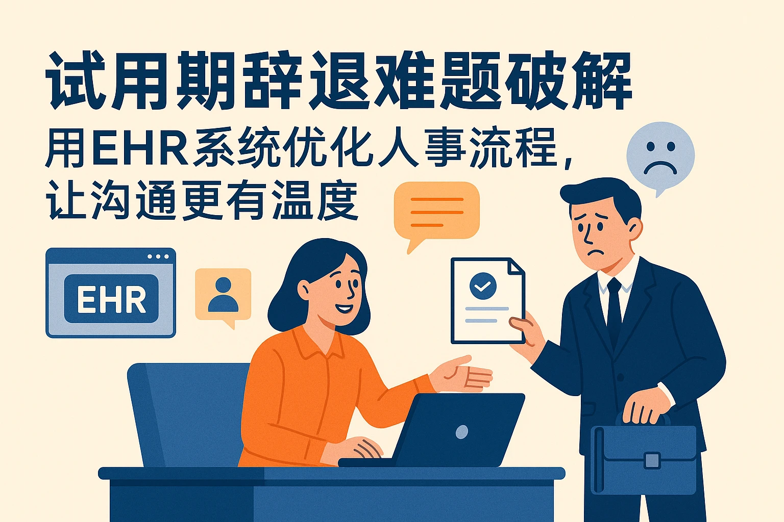 试用期辞退难题破解：用EHR系统优化人事流程，让沟通更有温度