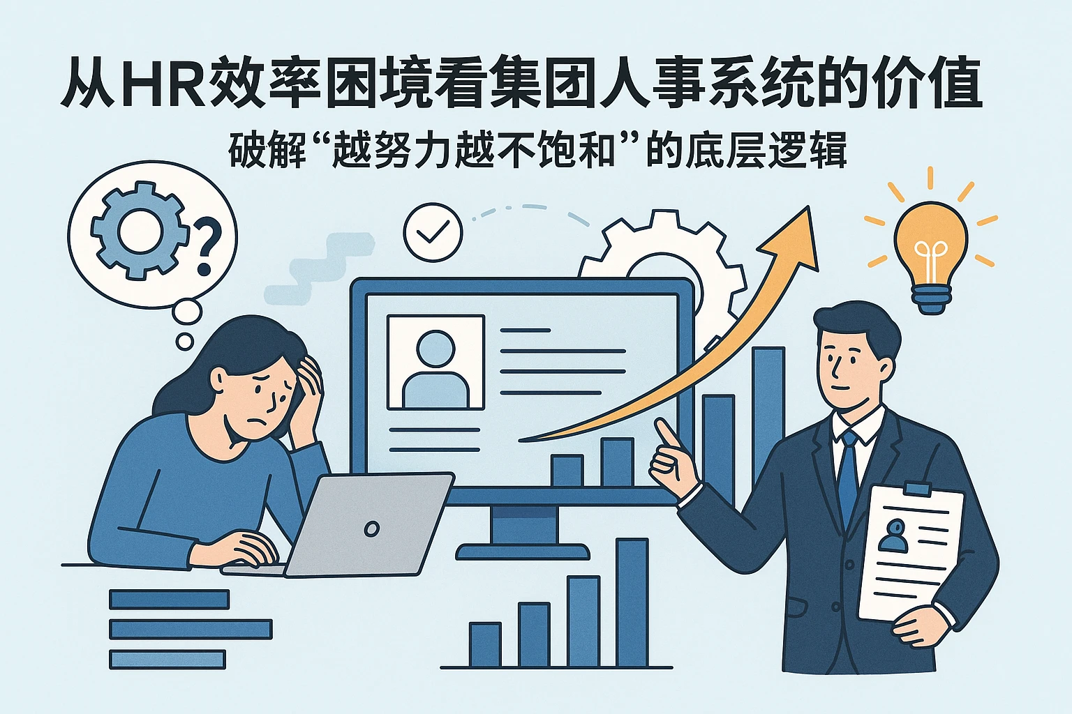 从HR效率困境看集团人事系统的价值——破解“越努力越不饱和”的底层逻辑