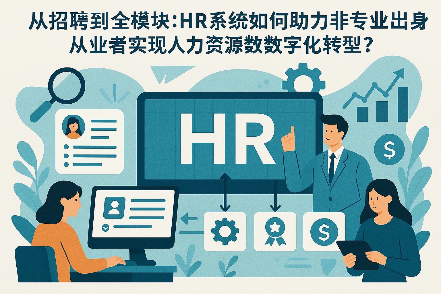 从招聘到全模块：HR系统如何助力非专业出身从业者实现人力资源数字化转型？