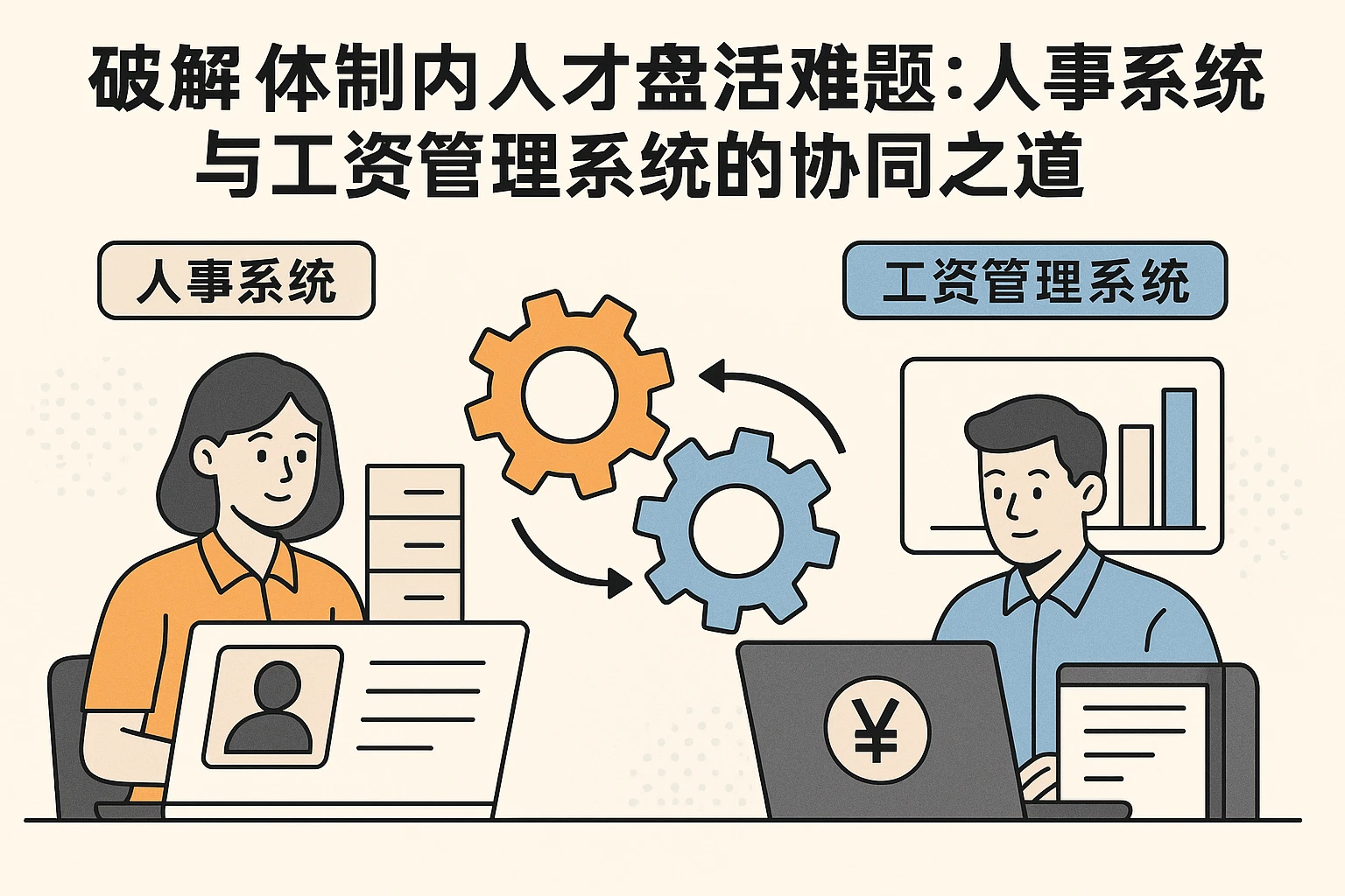 破解体制内人才盘活难题：人事系统与工资管理系统的协同之道