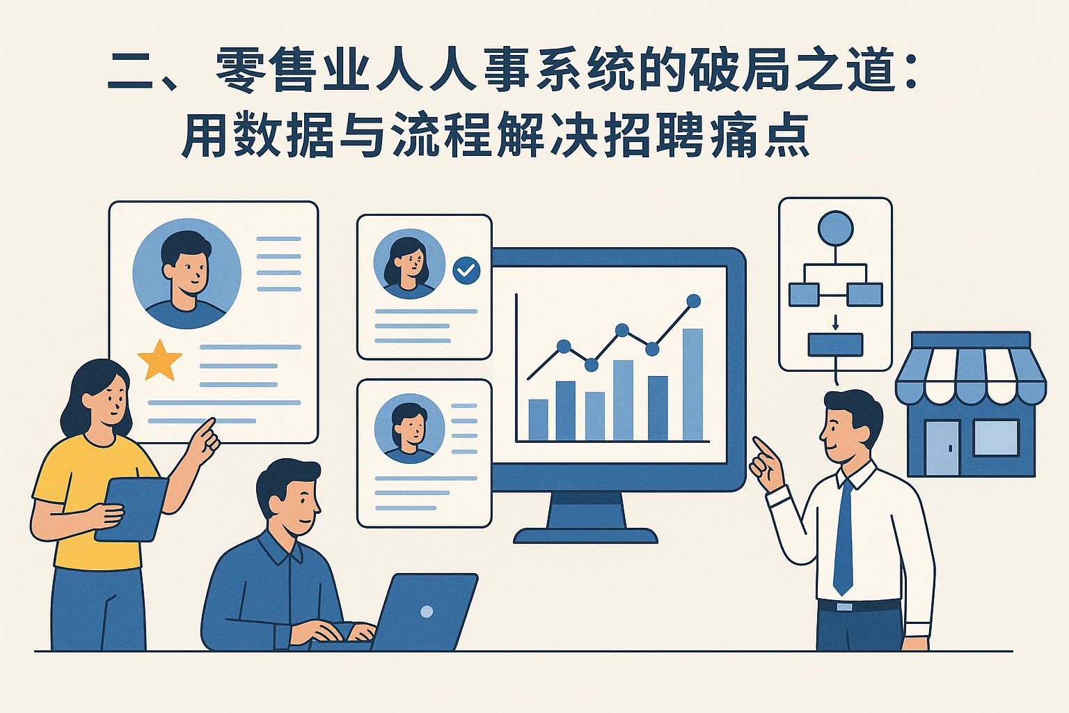 二、零售业人事系统的破局之道：用数据与流程解决招聘痛点