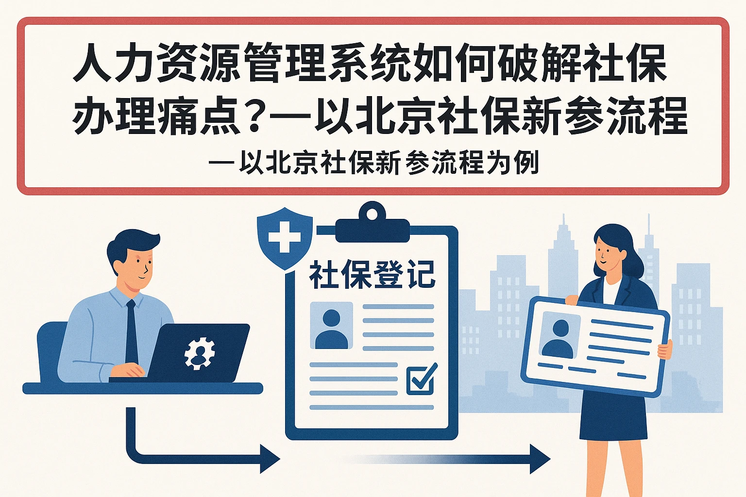 人力资源管理系统如何破解社保办理痛点？——以北京社保新参流程为例