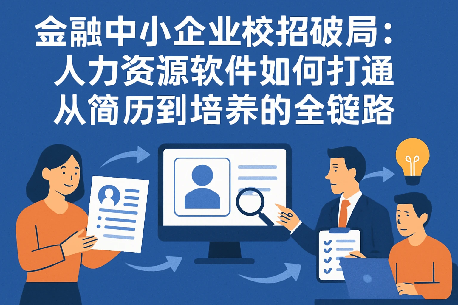 金融中小企业校招破局：人力资源软件如何打通从简历到培养的全链路