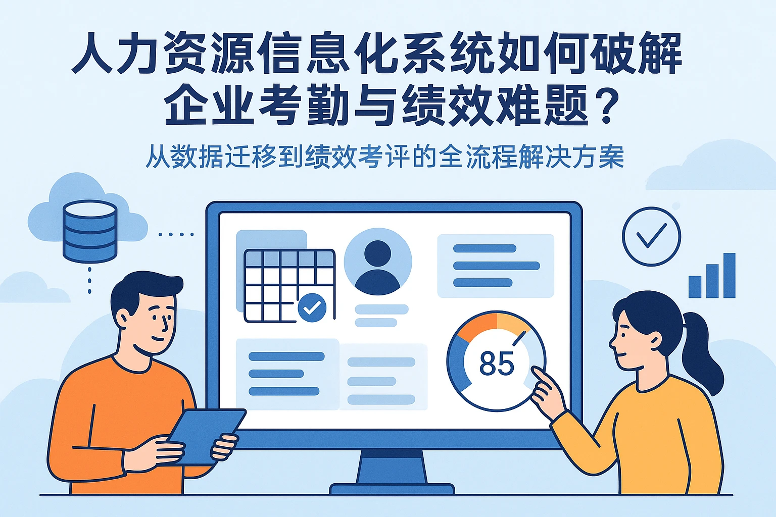 人力资源信息化系统如何破解企业考勤与绩效难题？——从数据迁移到绩效考评的全流程解决方案