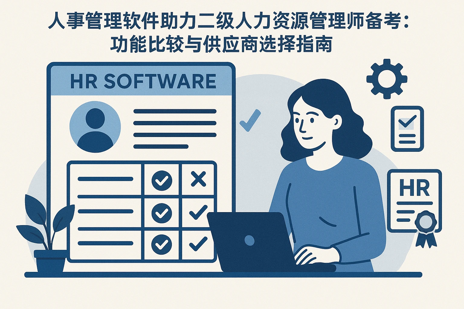 人事管理软件助力二级人力资源管理师备考：功能比较与供应商选择指南