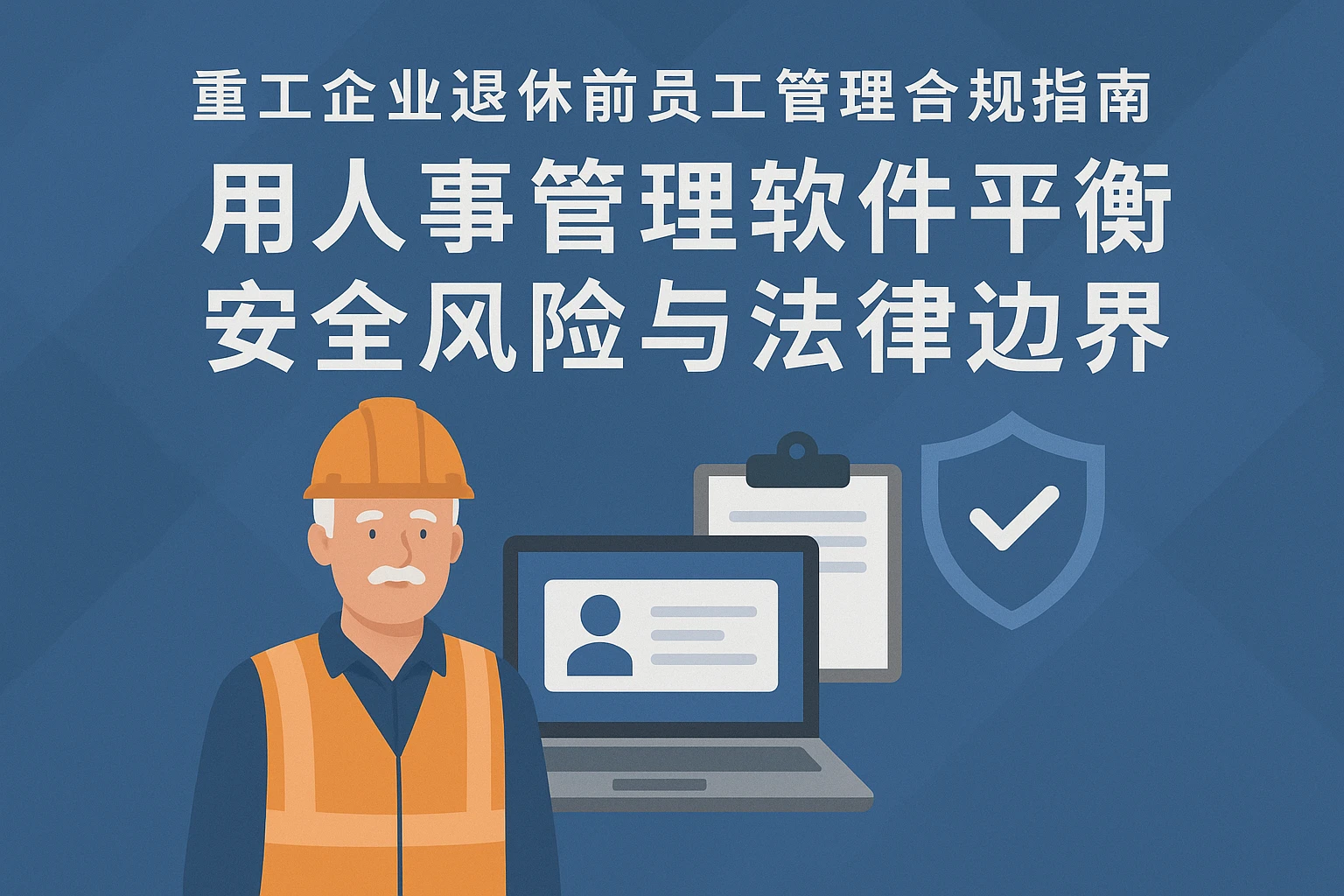 重工企业退休前员工管理合规指南：用人事管理软件平衡安全风险与法律边界