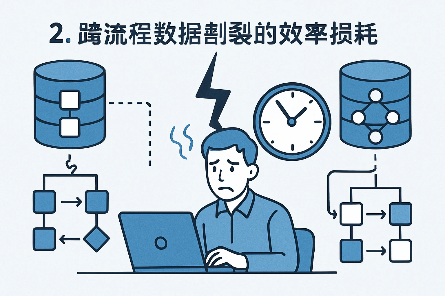 2. 跨流程数据割裂的效率损耗