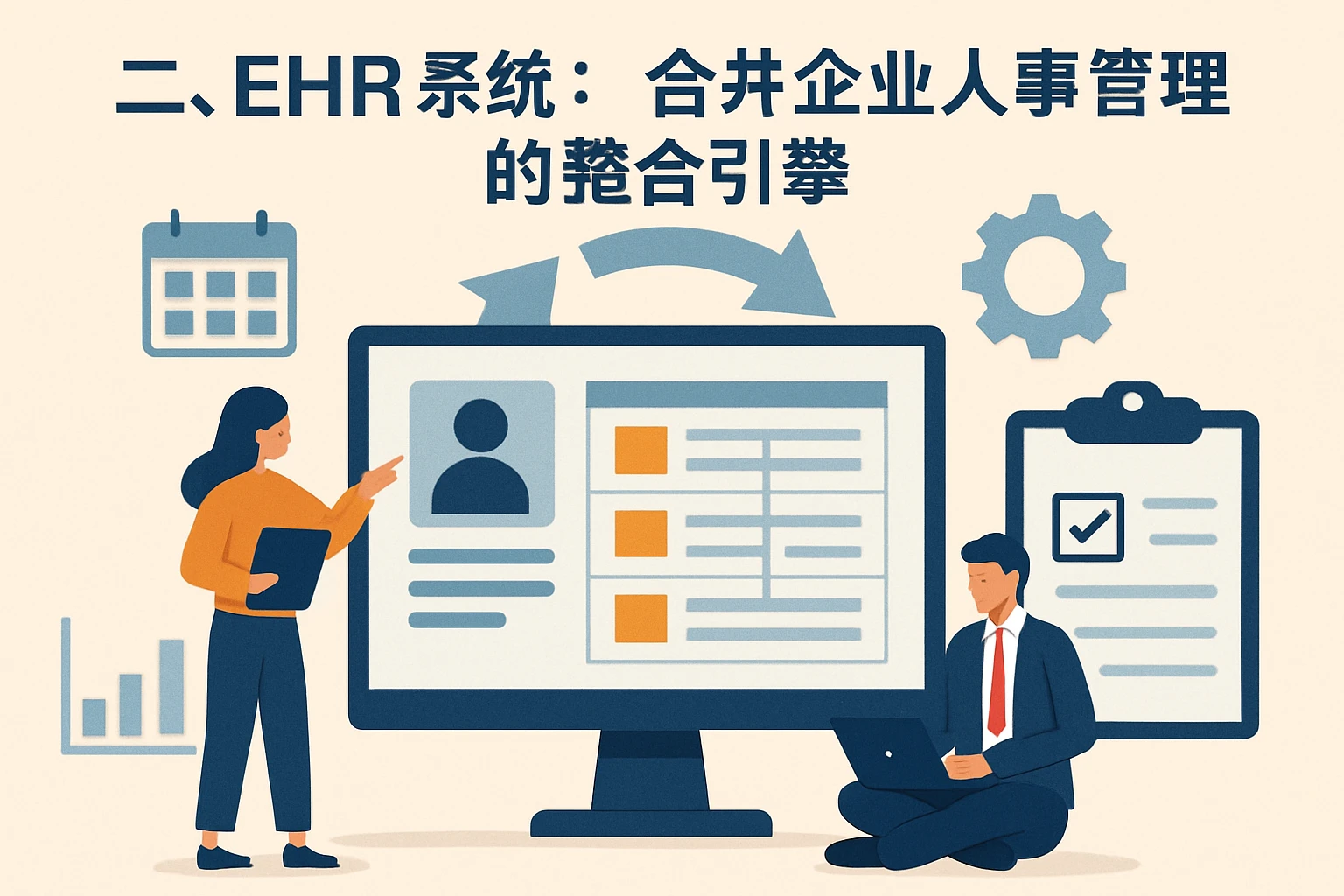 二、ehr系统：合并企业人事管理的整合引擎