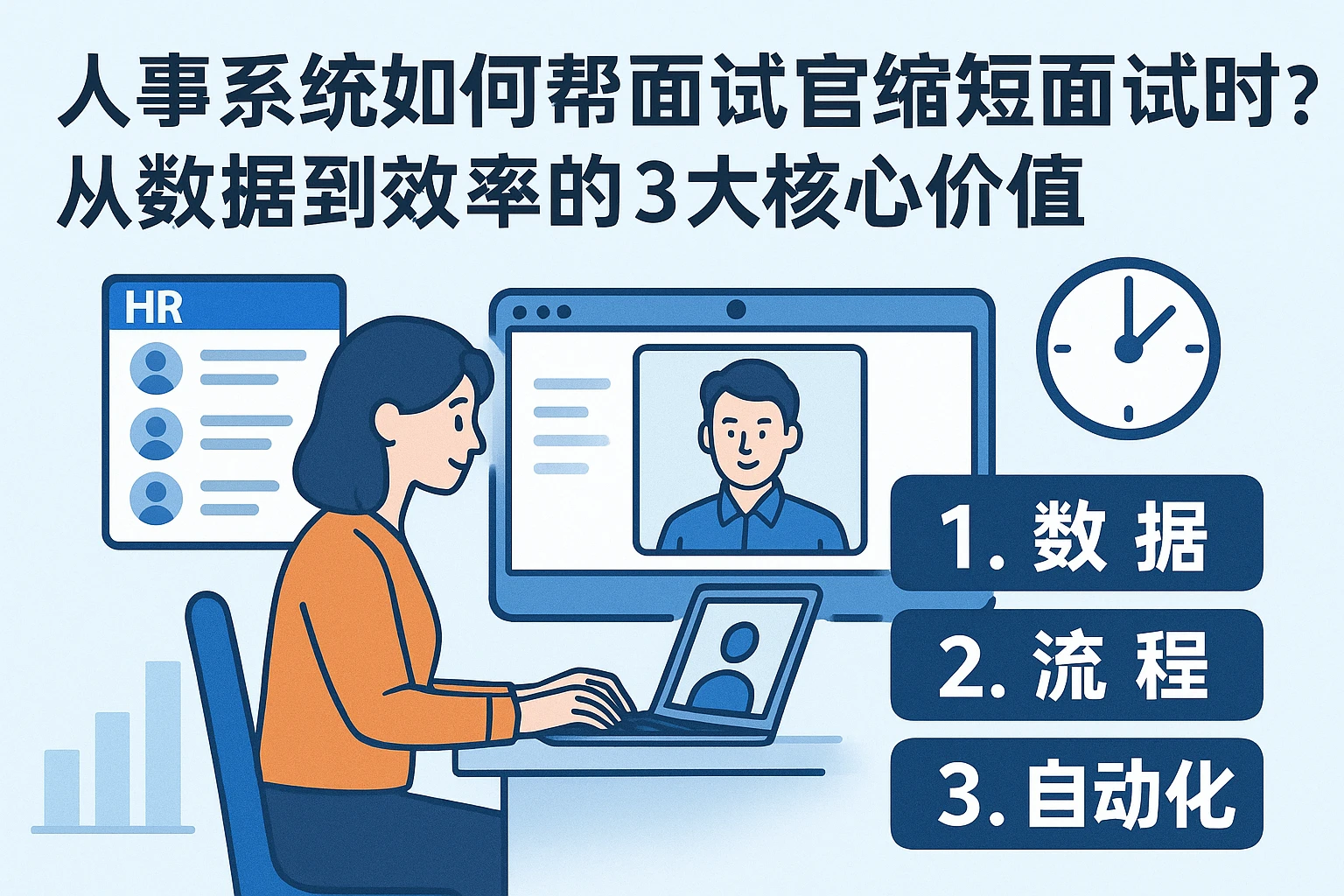 人事系统如何帮面试官缩短面试时间？从数据到效率的3大核心价值