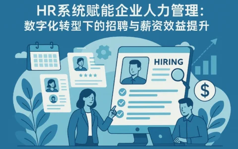 HR系统赋能企业人力管理：数字化转型下的招聘与薪资效益提升