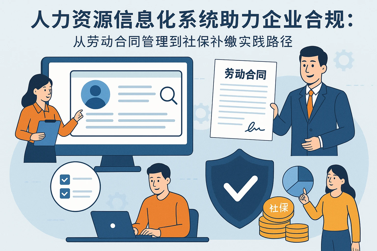 人力资源信息化系统助力企业合规：从劳动合同管理到社保补缴的实践路径