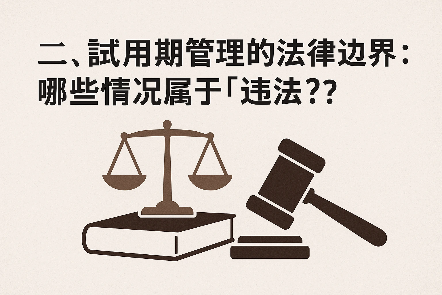 二、试用期管理的法律边界：哪些情况属于“违法”？