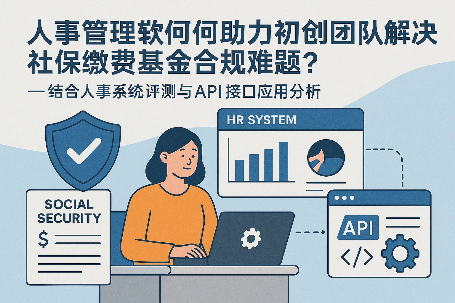 人事管理软件如何助力初创团队解决社保缴费基数合规难题？——结合人事系统评测与API接口应用分析