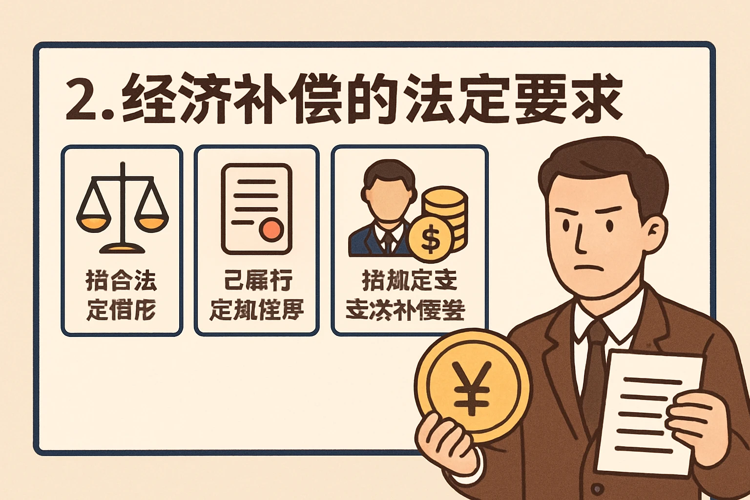 2. 经济补偿的法定要求