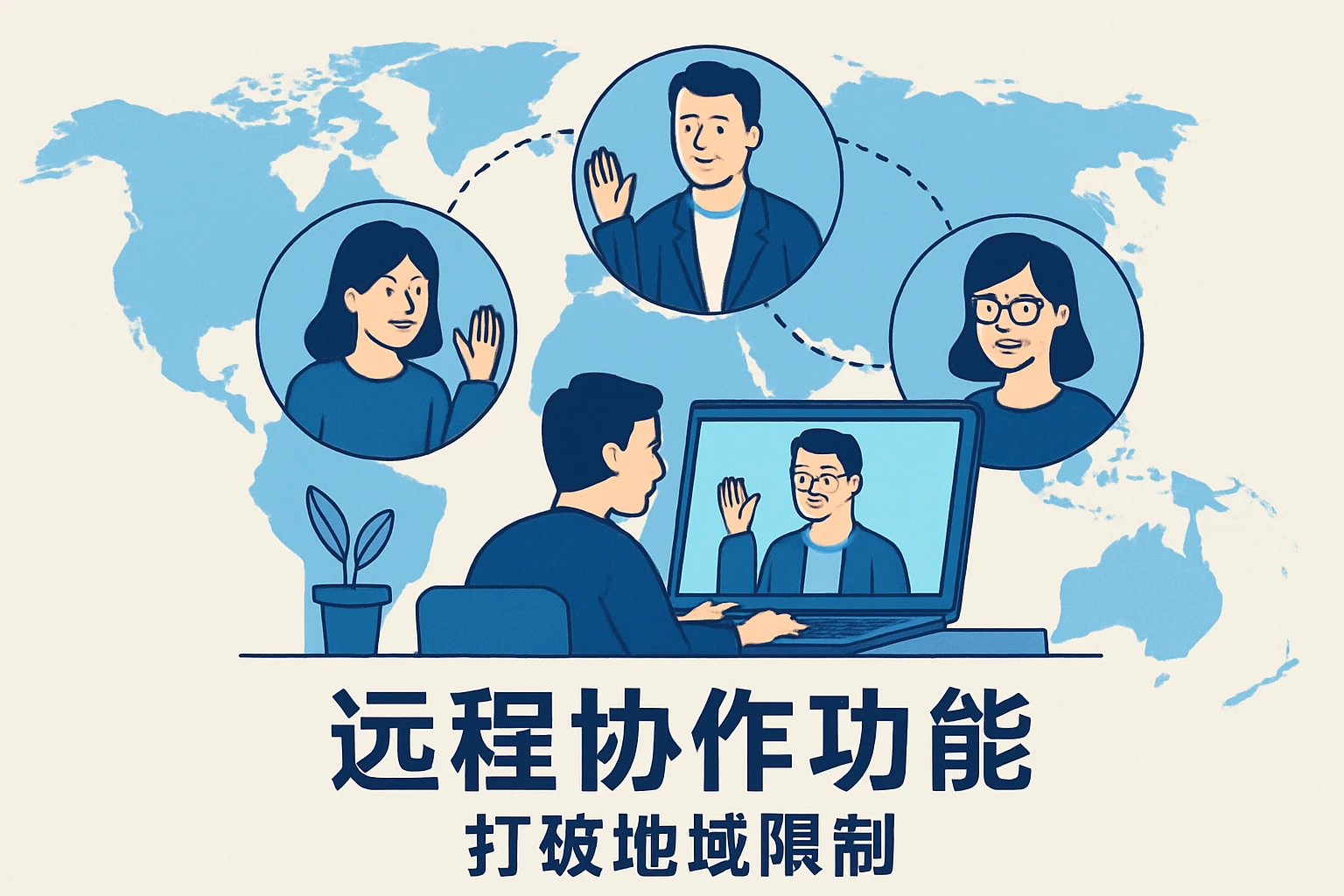 2. 远程协作功能，打破地域限制