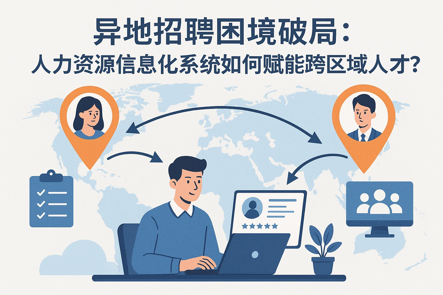 异地招聘困境破局：人力资源信息化系统如何赋能跨区域人才获取？