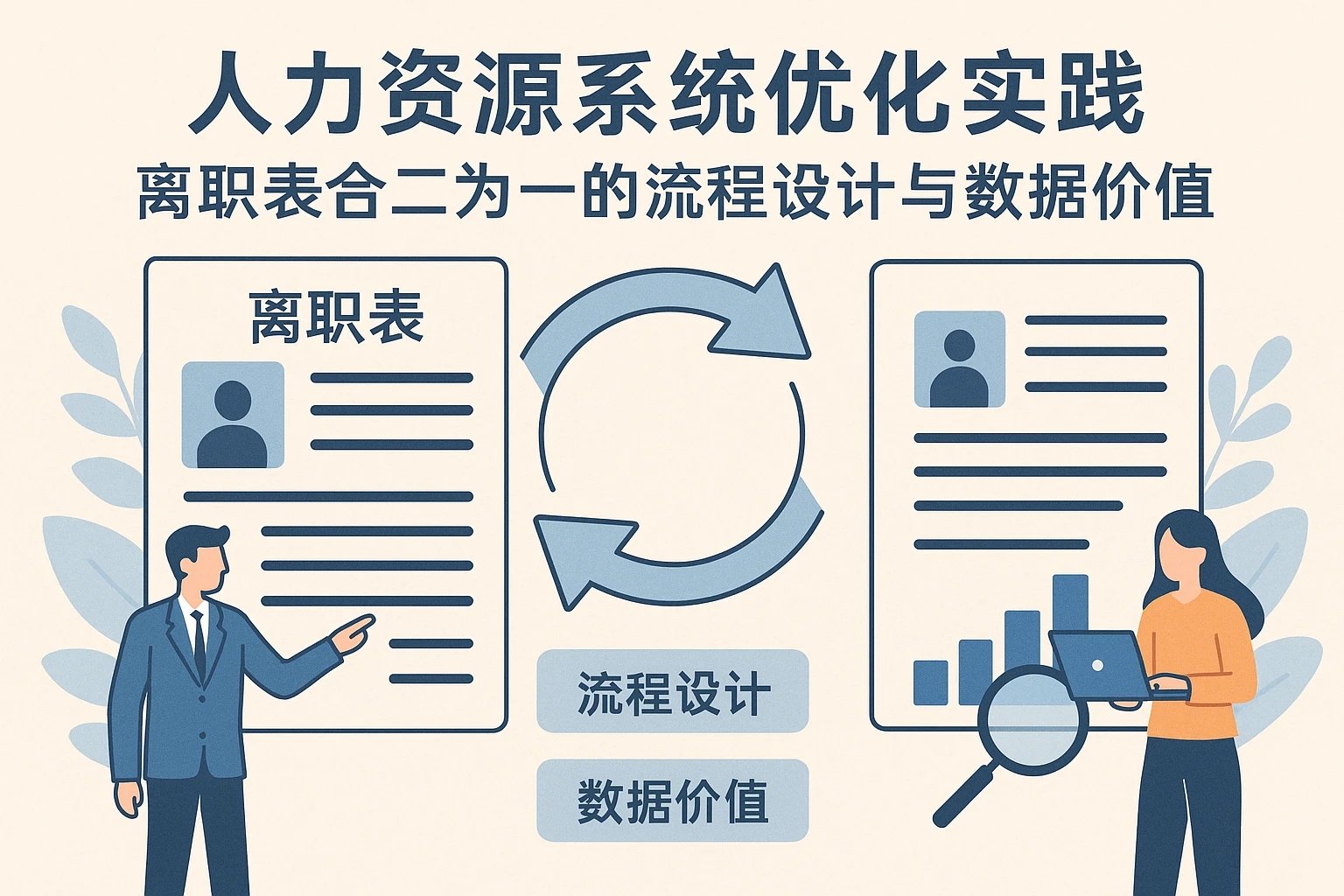 人力资源系统优化实践：离职表合二为一的流程设计与数据价值