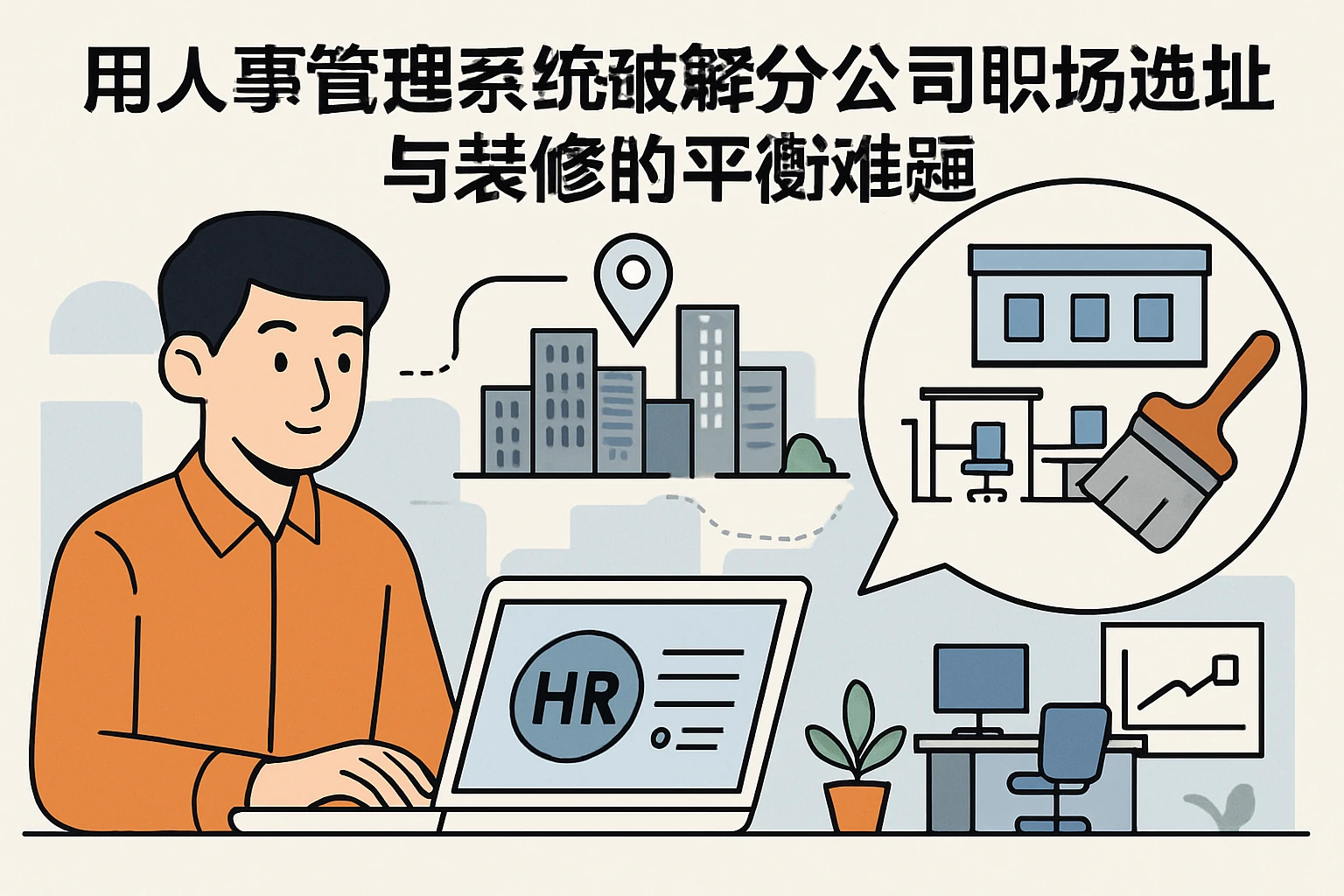用人事管理系统破解分公司职场选址与装修的平衡难题