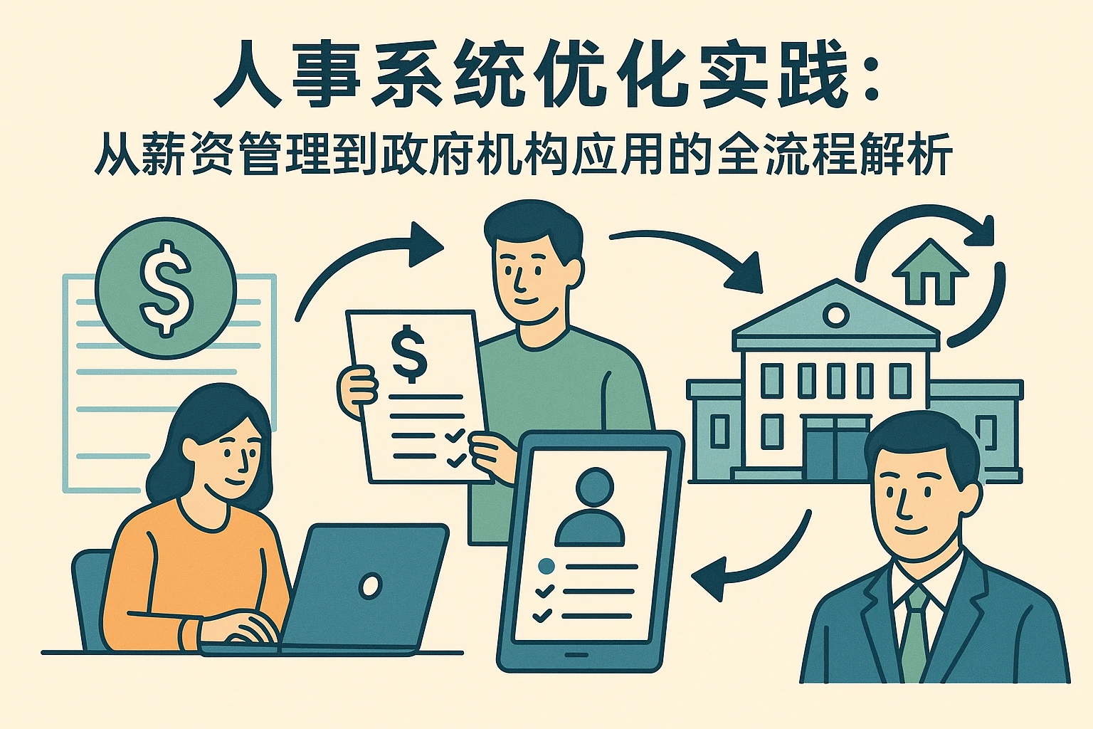 人事系统优化实践：从薪资管理到政府机构应用的全流程解析