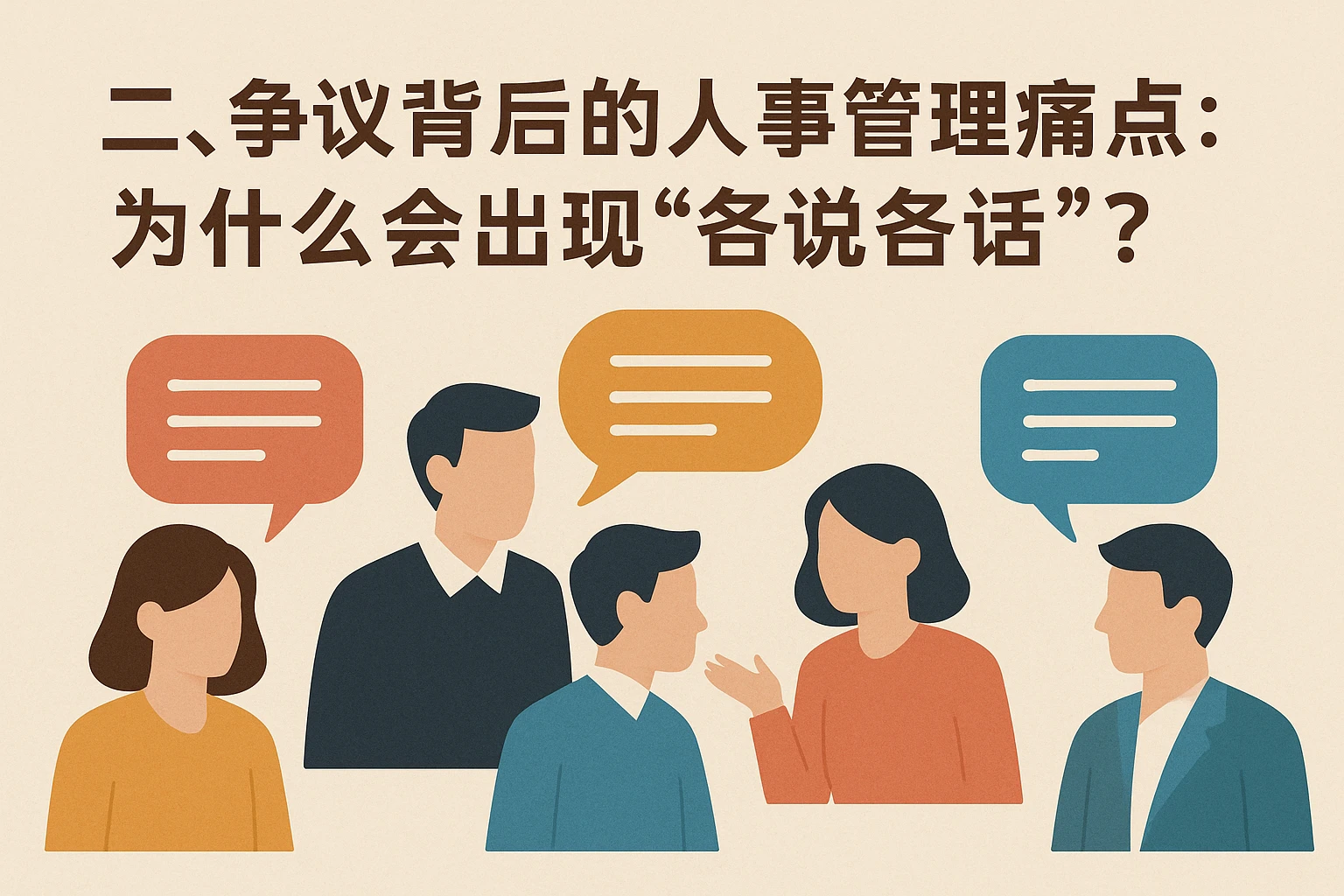 二、争议背后的人事管理痛点：为什么会出现“各说各话”？