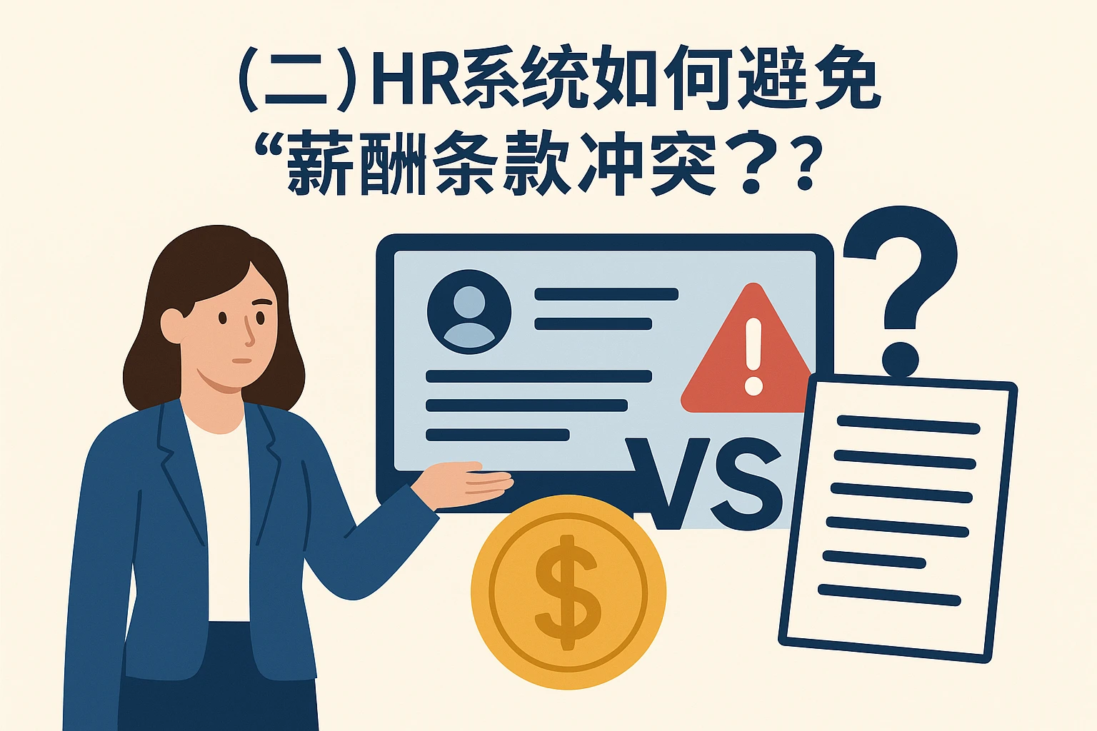 （二）HR系统如何避免“薪酬条款冲突”？